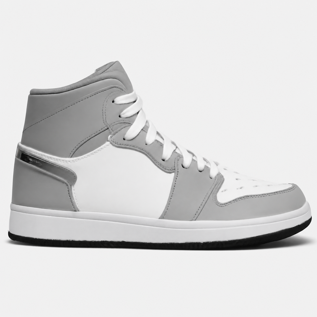 Light Smoke Grey Mid Sneakers
