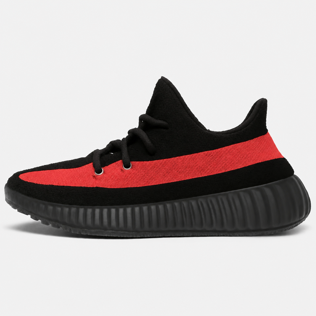 Core Black Red Sneakers