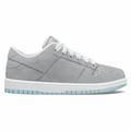 Grey and White Low-Top Sneakers