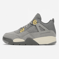 Light Gray Retro High Sneakers