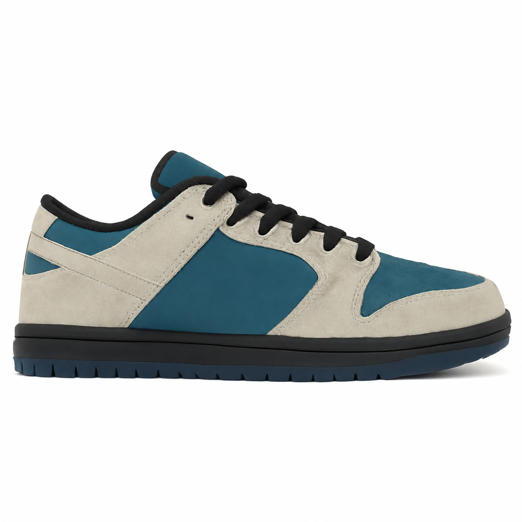 Light Cream Low-Top Sneakers