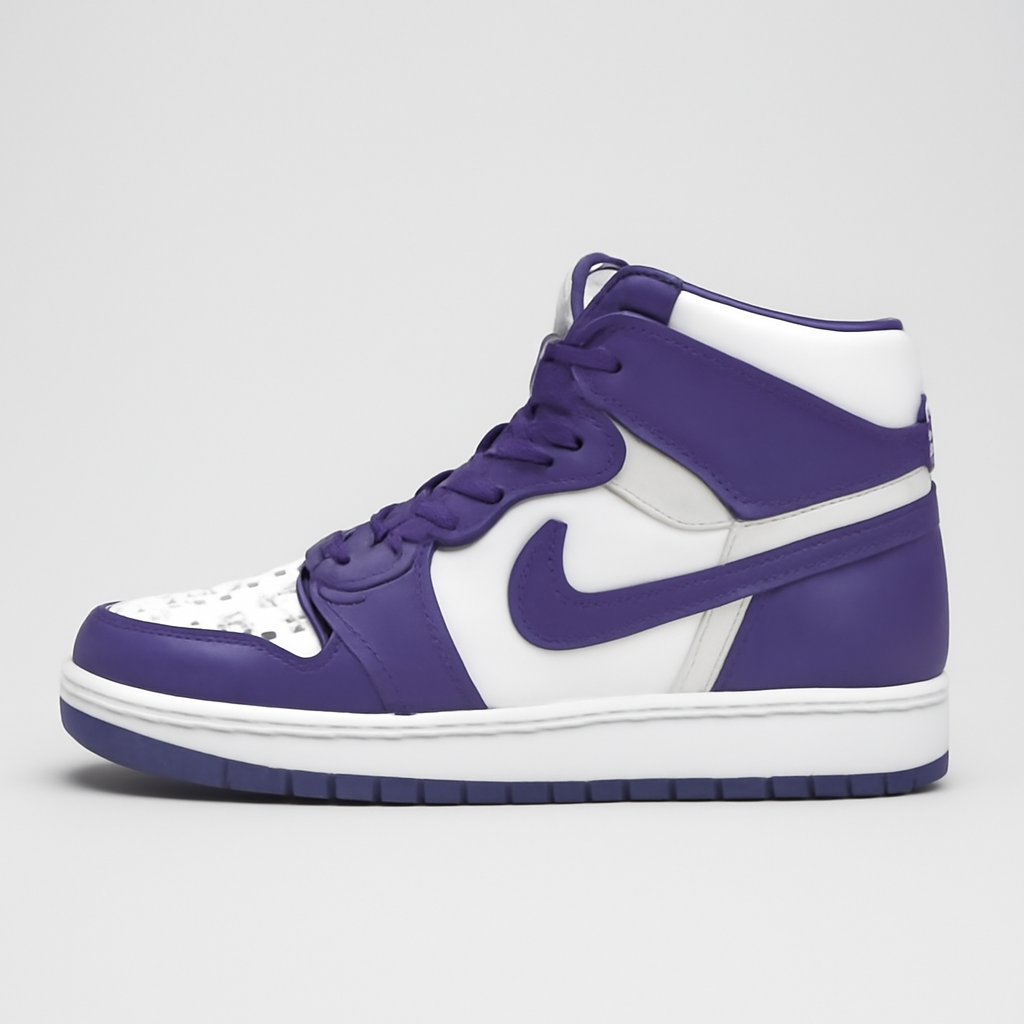Varsity Purple High-Top Sneakers