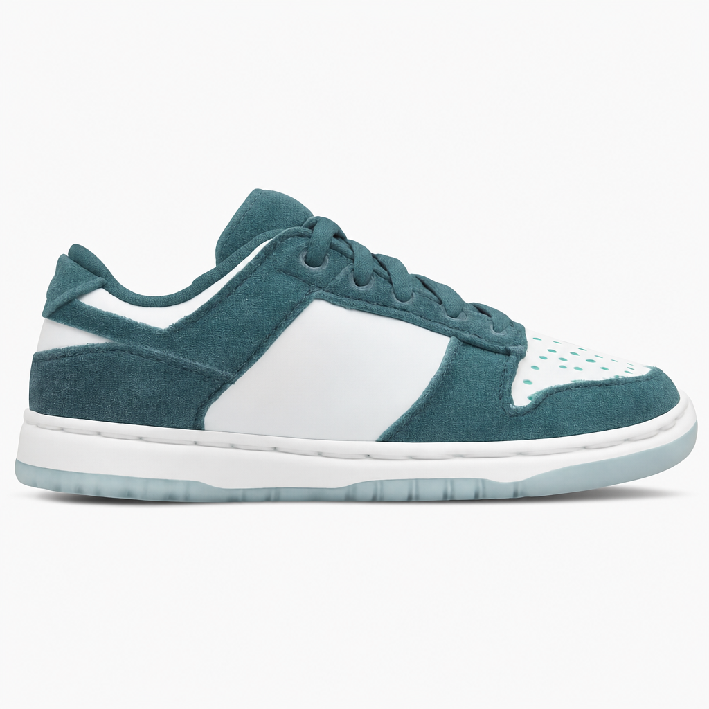Ocean Blue Low-Top Sneakers