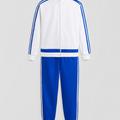 Navy Blue Full-Zip Tracksuit