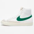 White and Pine Green Blazer