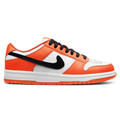 Orange and White Low-Top Sneakers