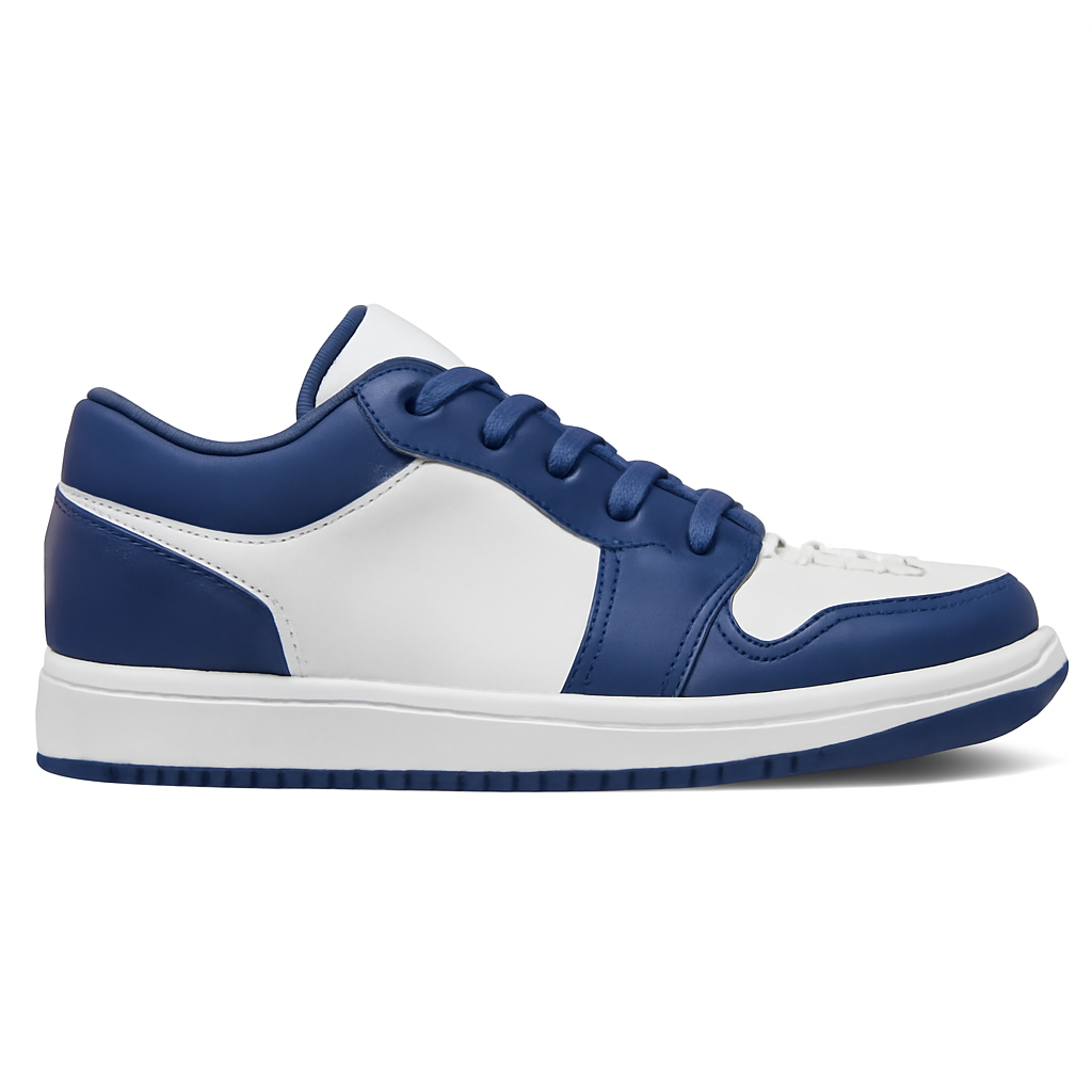 Purple and Sky Lowtop Sneakers