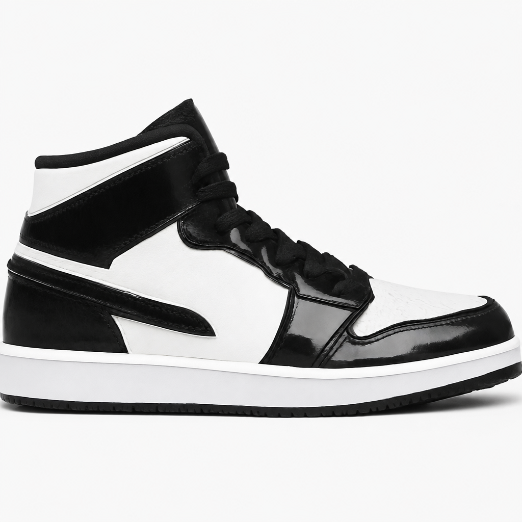 Carbon Fiber Mid-Top Sneakers