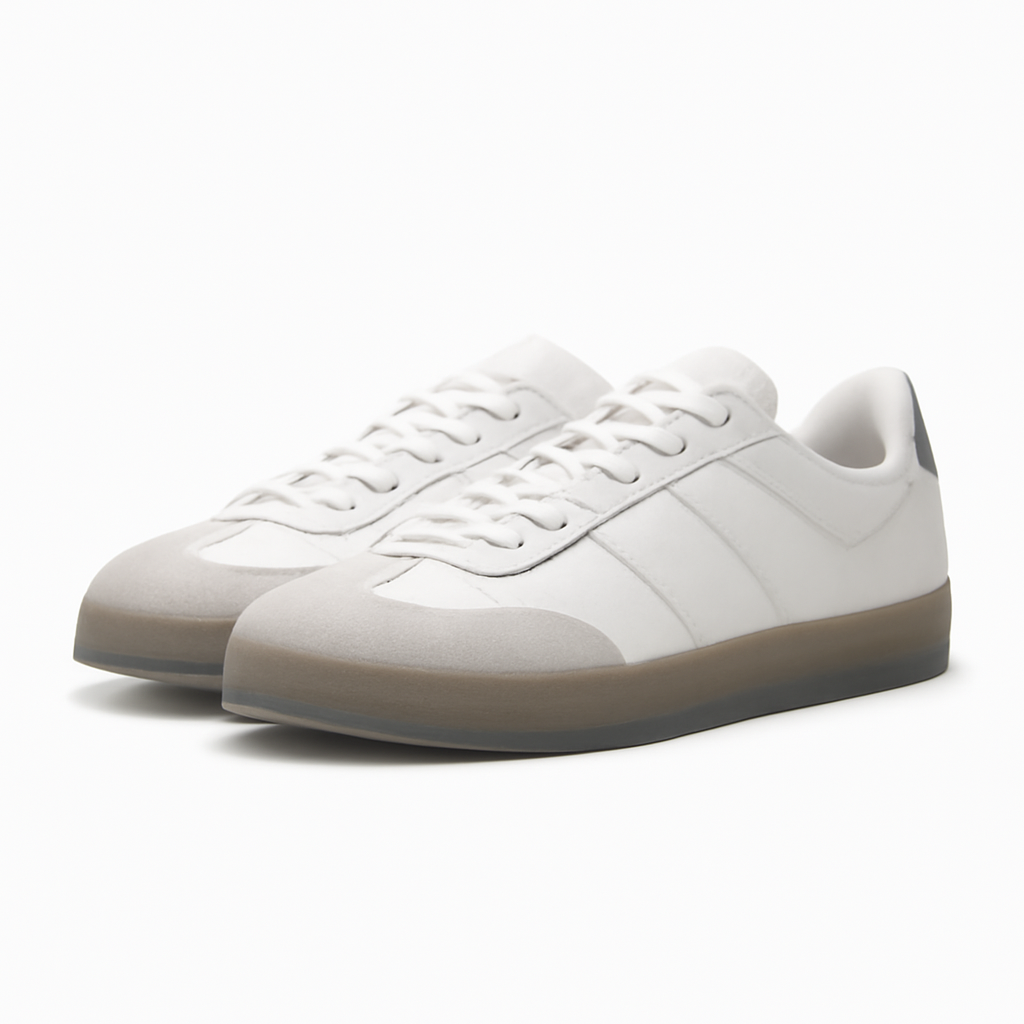 Pink Suede Casual Sneakers