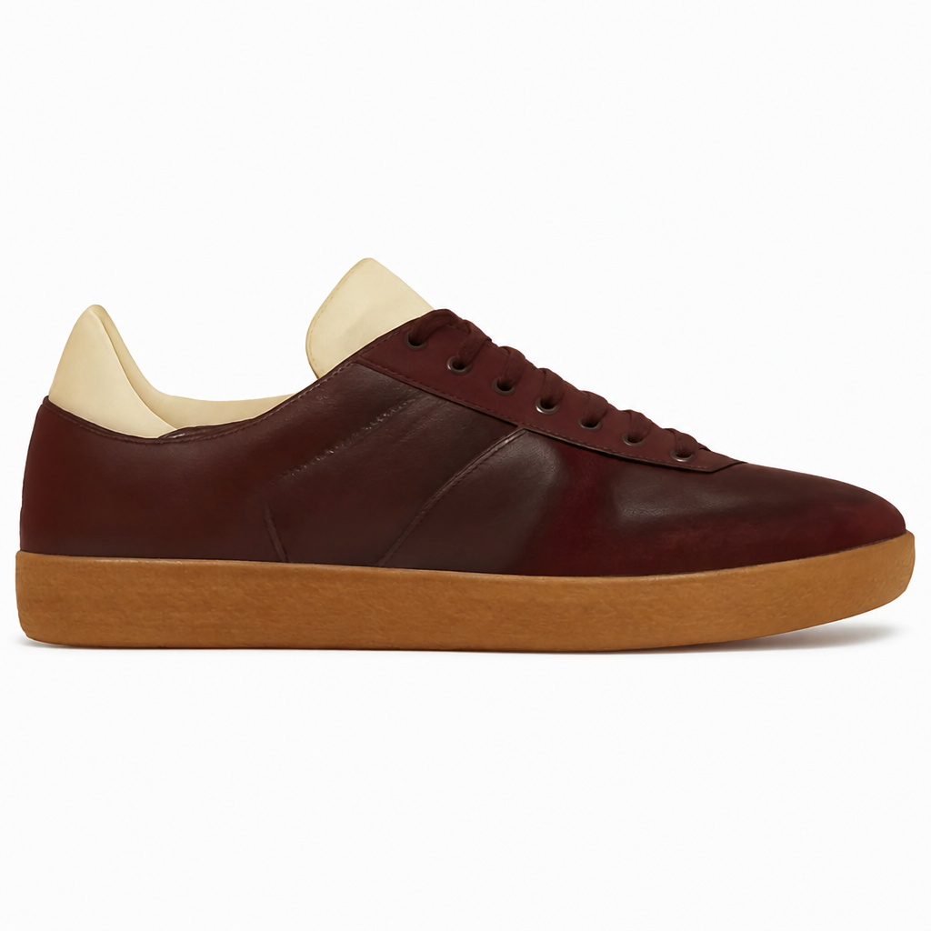 Maroon and Gold Classic Sneakers