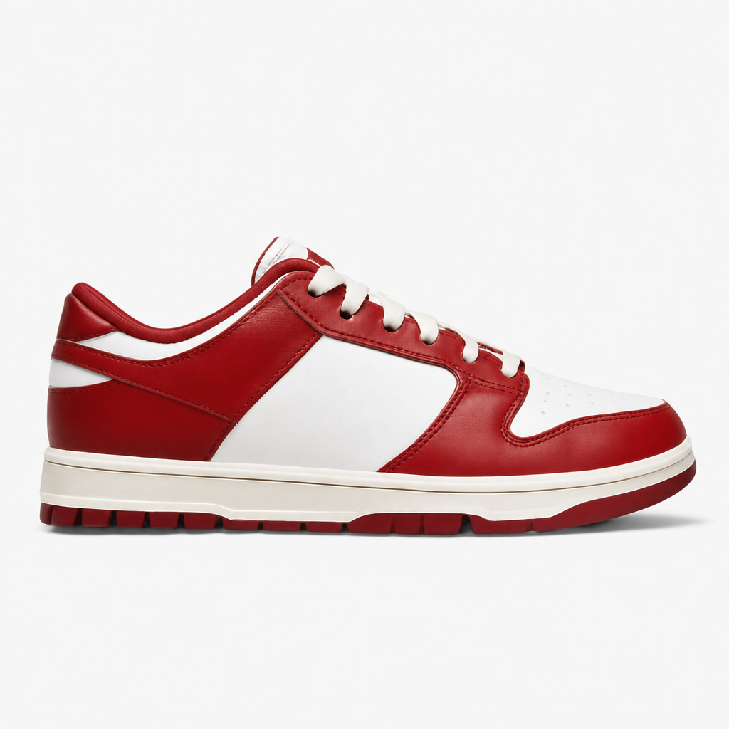 Vintage Team Red Low Sneakers