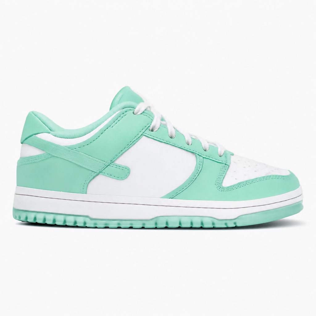 Green Glow Low-Top Sneakers