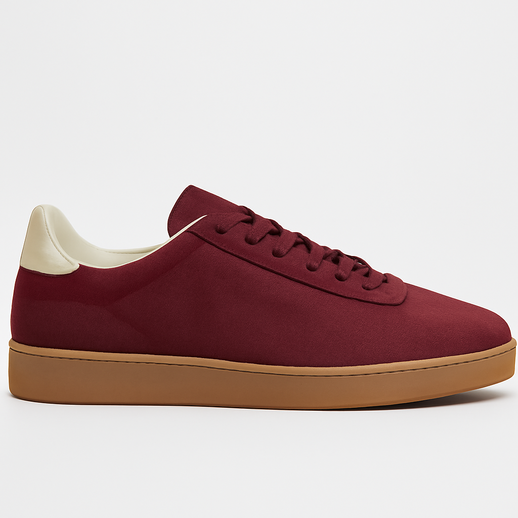 Shadow Red Corduroy Sneakers