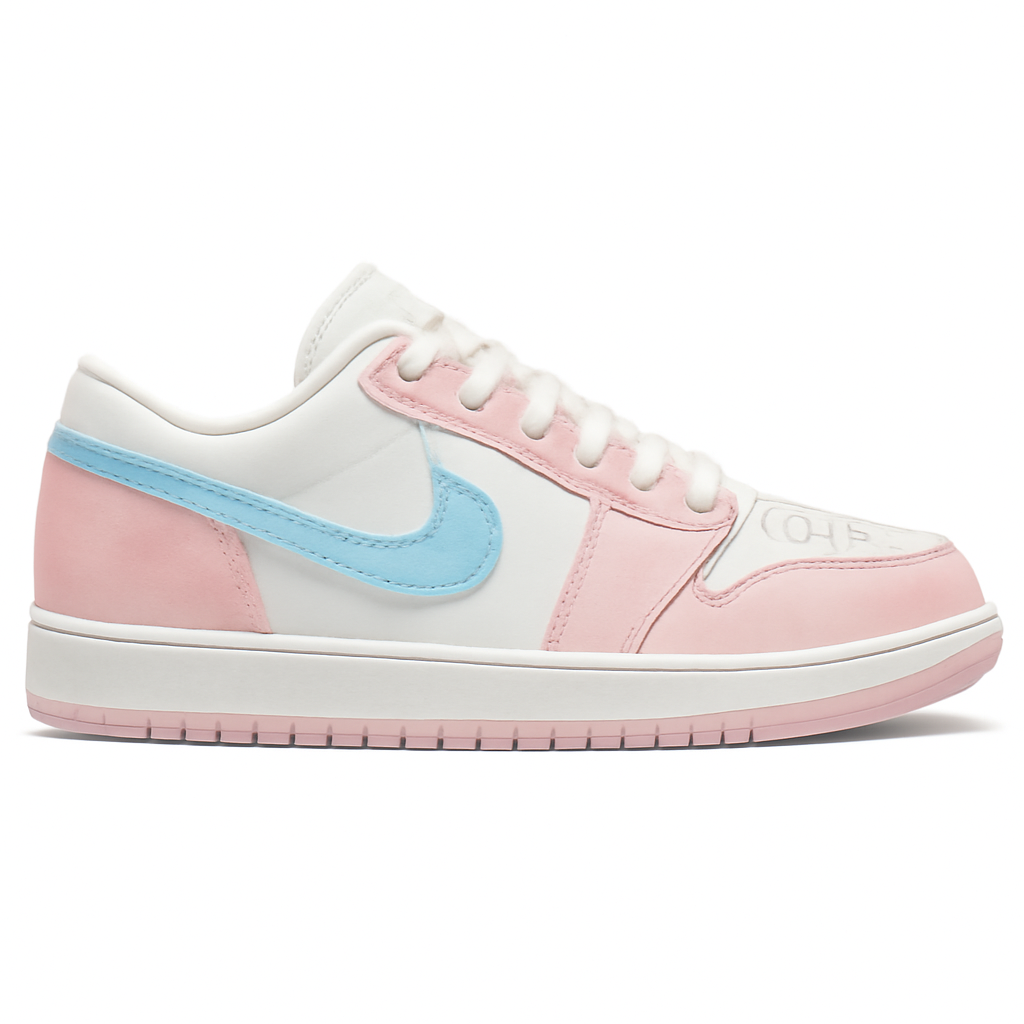Pink Foam Low Top Sneakers