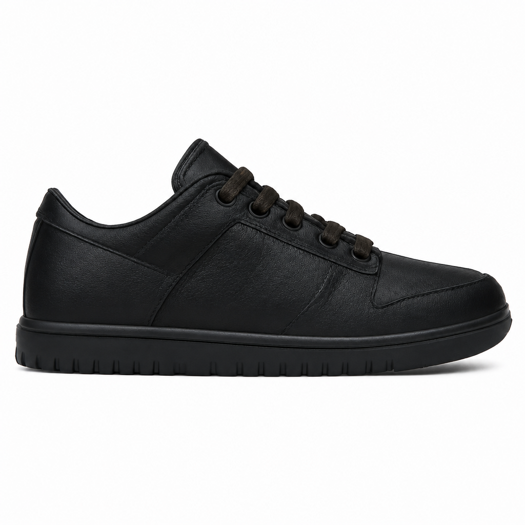 Black High-Top Fashion Sneakers