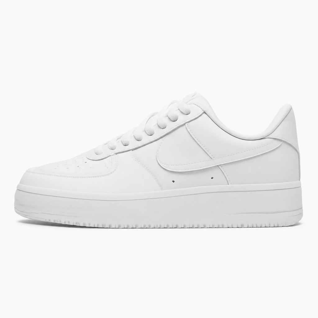 White Black Gold Sneakers
