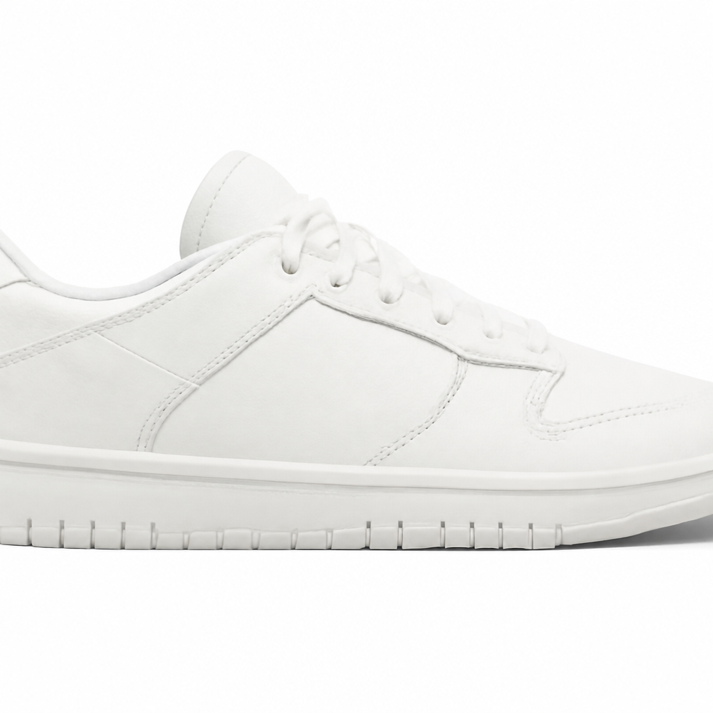 Pale Ivory Low-Top Sneakers