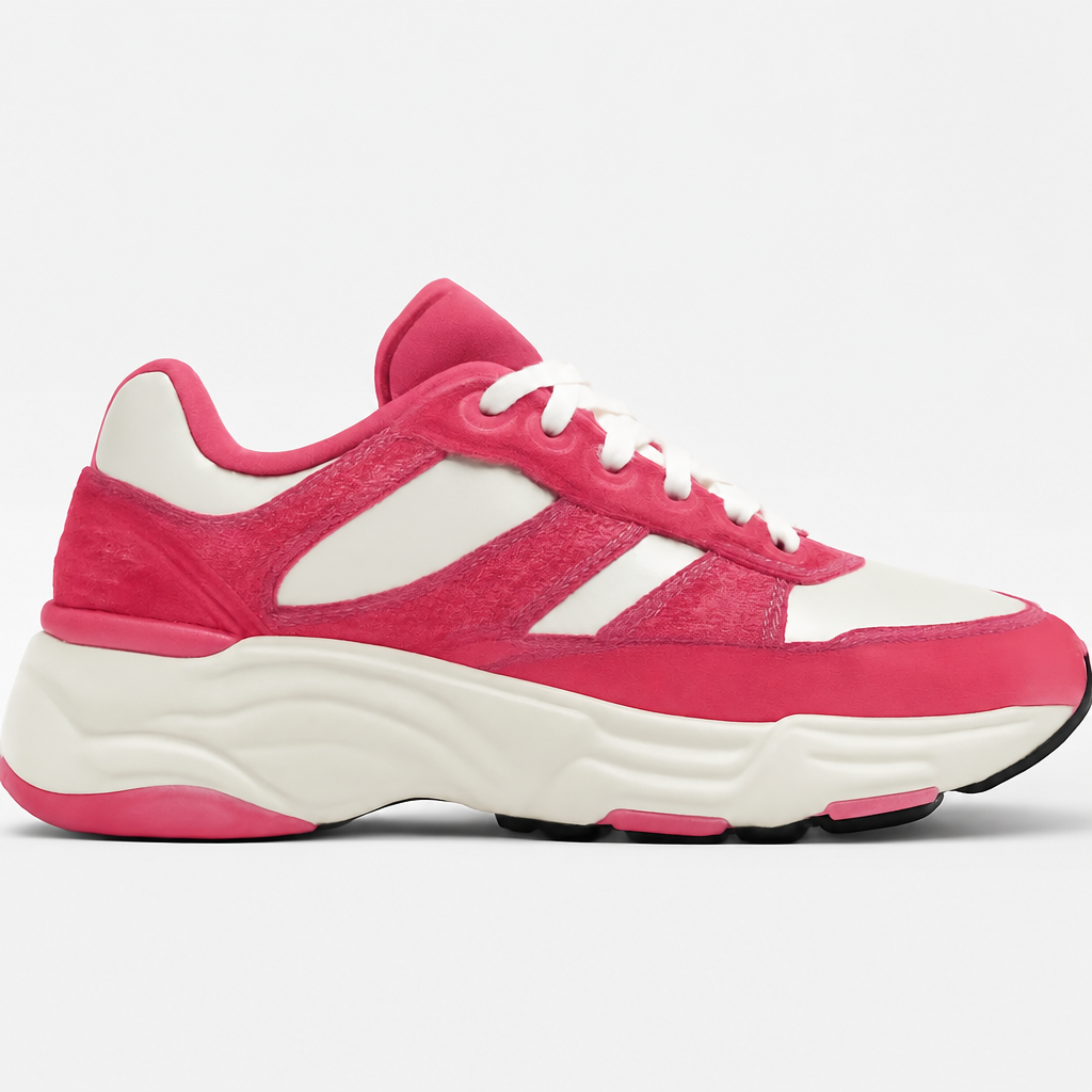 Fuchsia Pink Running Sneakers