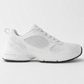 White Pearl Grey Athletic Sneakers