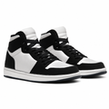 High Top White and Black Sneakers