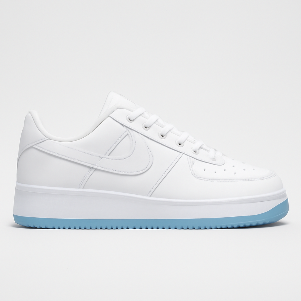 UV Reactive White Sneakers