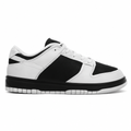 Black and White Low-Top Sneakers