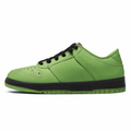 Green Canvas Low-Top Sneakers
