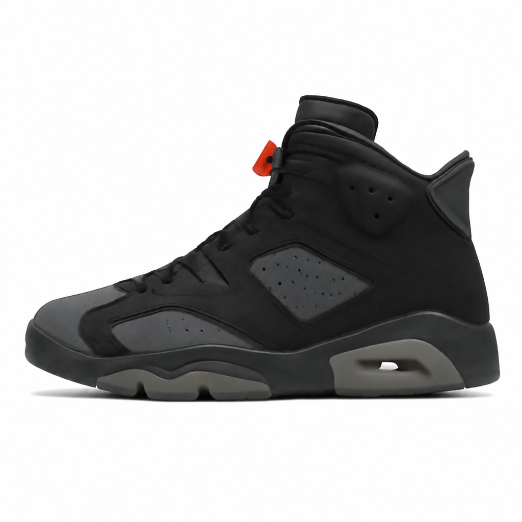 Black and Red Retro Sneakers