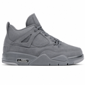 Gray Suede High-Top Sneakers