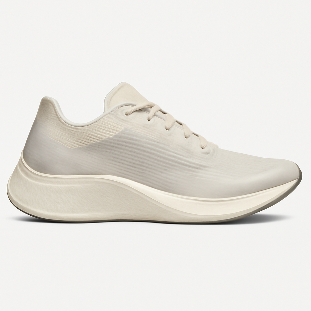 White and Black Performance Sneakers