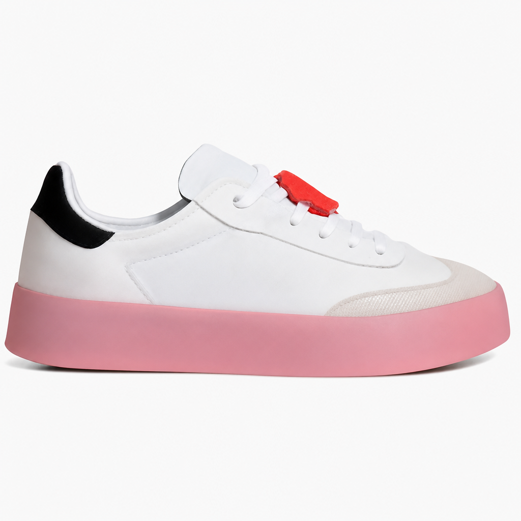 Pink Cartoon Graphic Sneakers