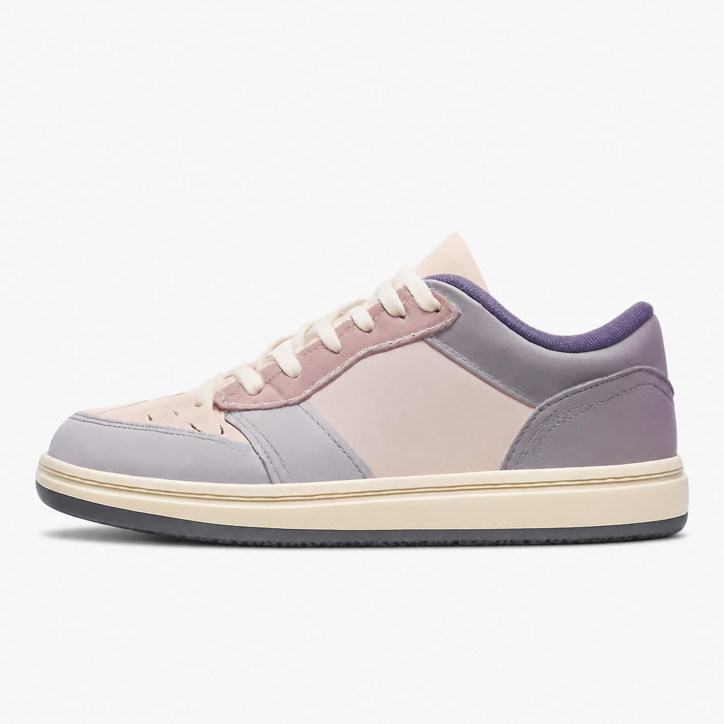 Pastel Purple Low-Top Sneakers