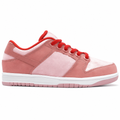 Soft Pink Suede Low Sneakers