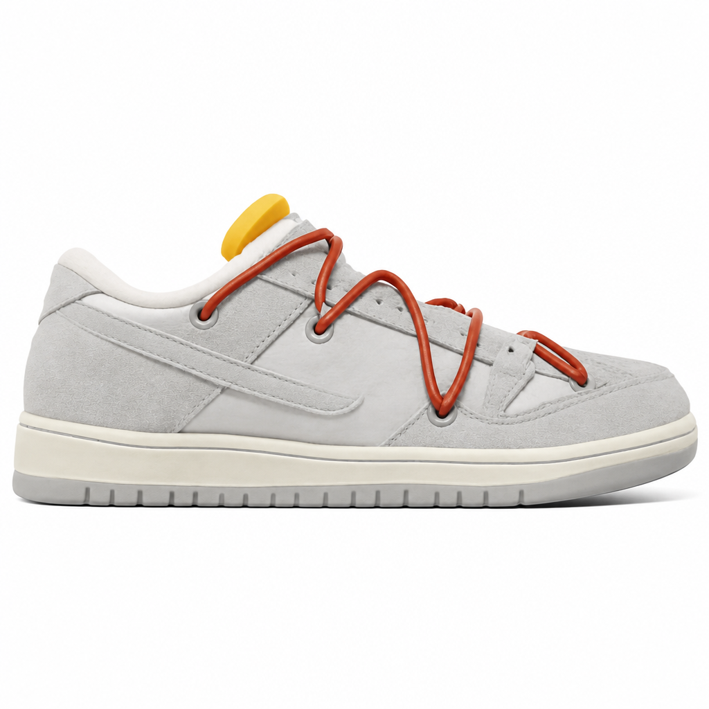 Cream Low-Top Casual Sneakers