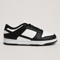 Black and White Lowtop Sneakers