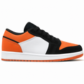 Orange and Black Low Sneakers