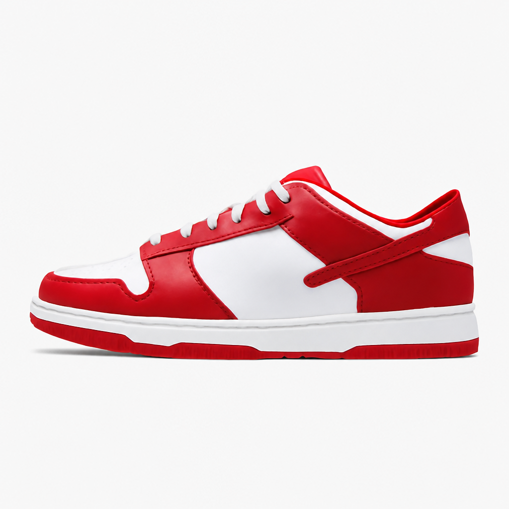 Championship Red Low Top Sneakers