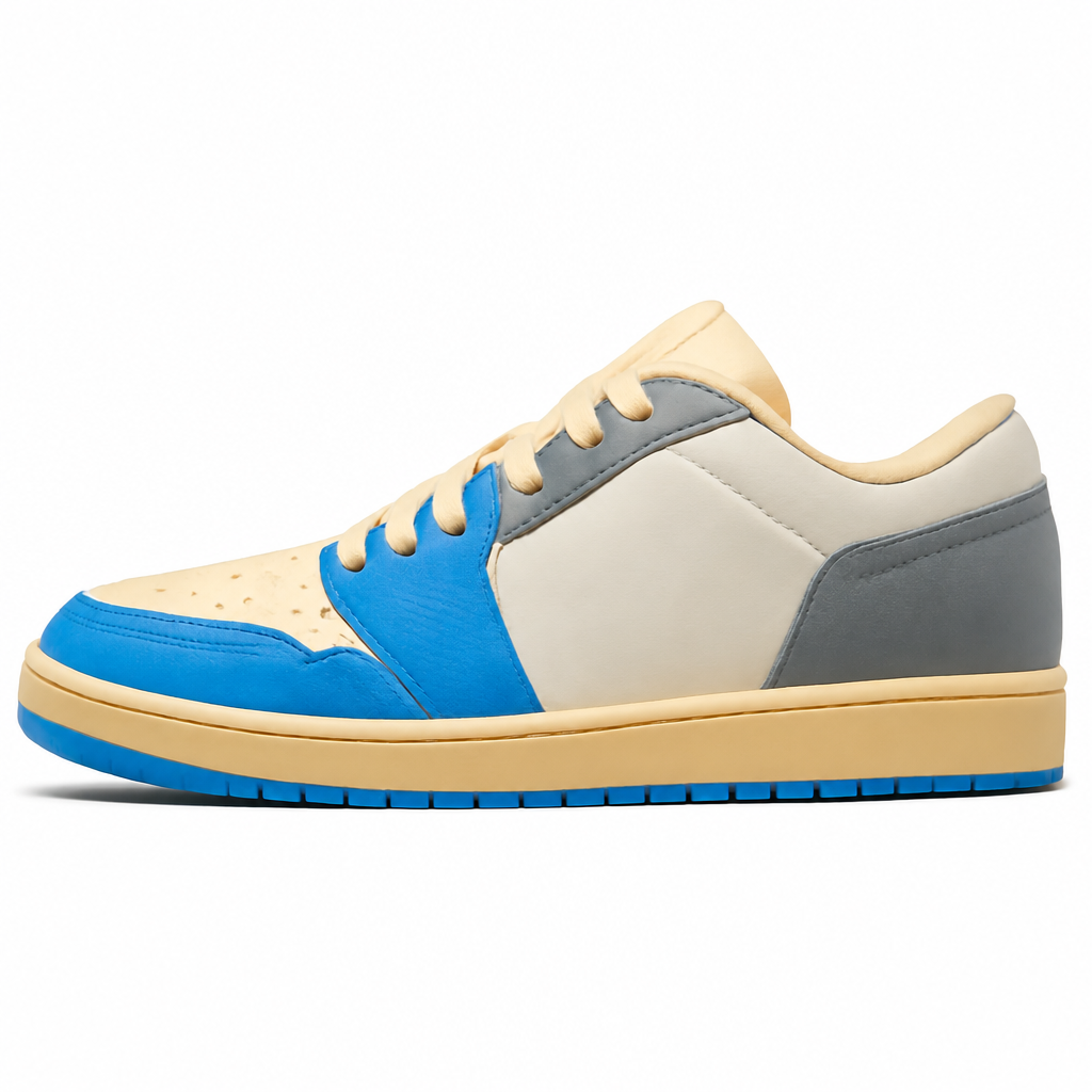 Vintage Light Blue Low Sneakers