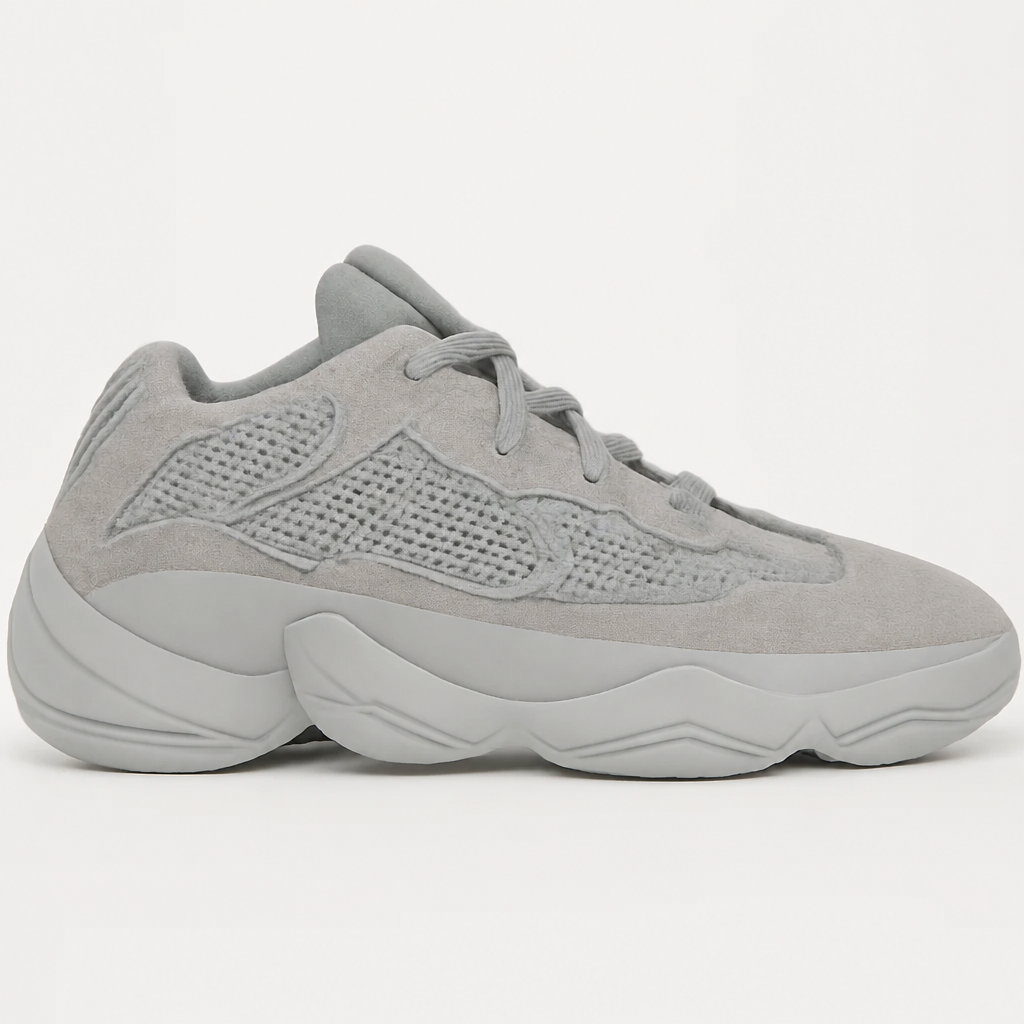 Light Gray Suede Sneakers