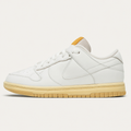 Cream Canvas Low-Top Sneakers