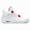 Metallic Red Retro Sneakers