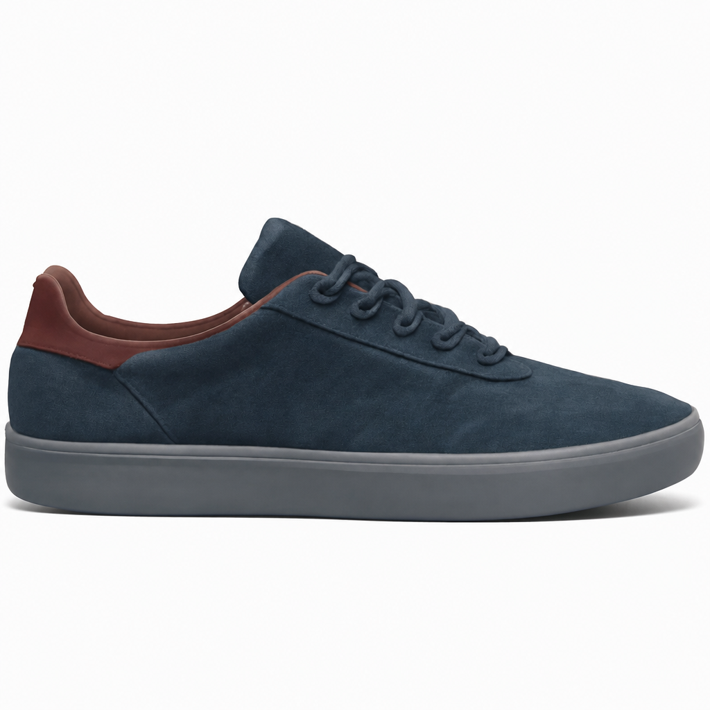 Navy and Burgundy Indoor Sneakers