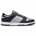 Black and Blue Low-Top Sneakers