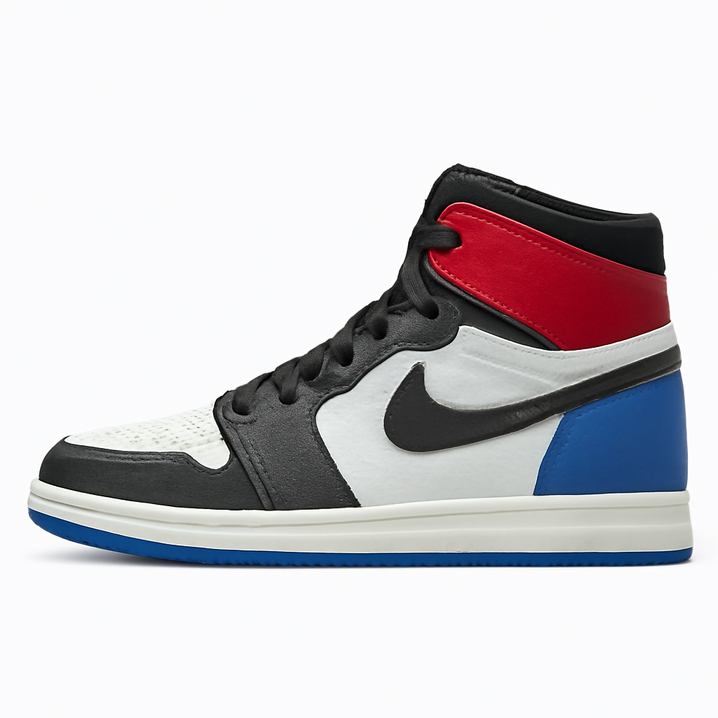 Varsity Red and Sport Royal High-Top Sneakers
