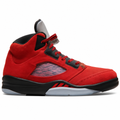 Vibrant Red High-Top Sneakers