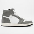 Washed Black High-Top Sneakers