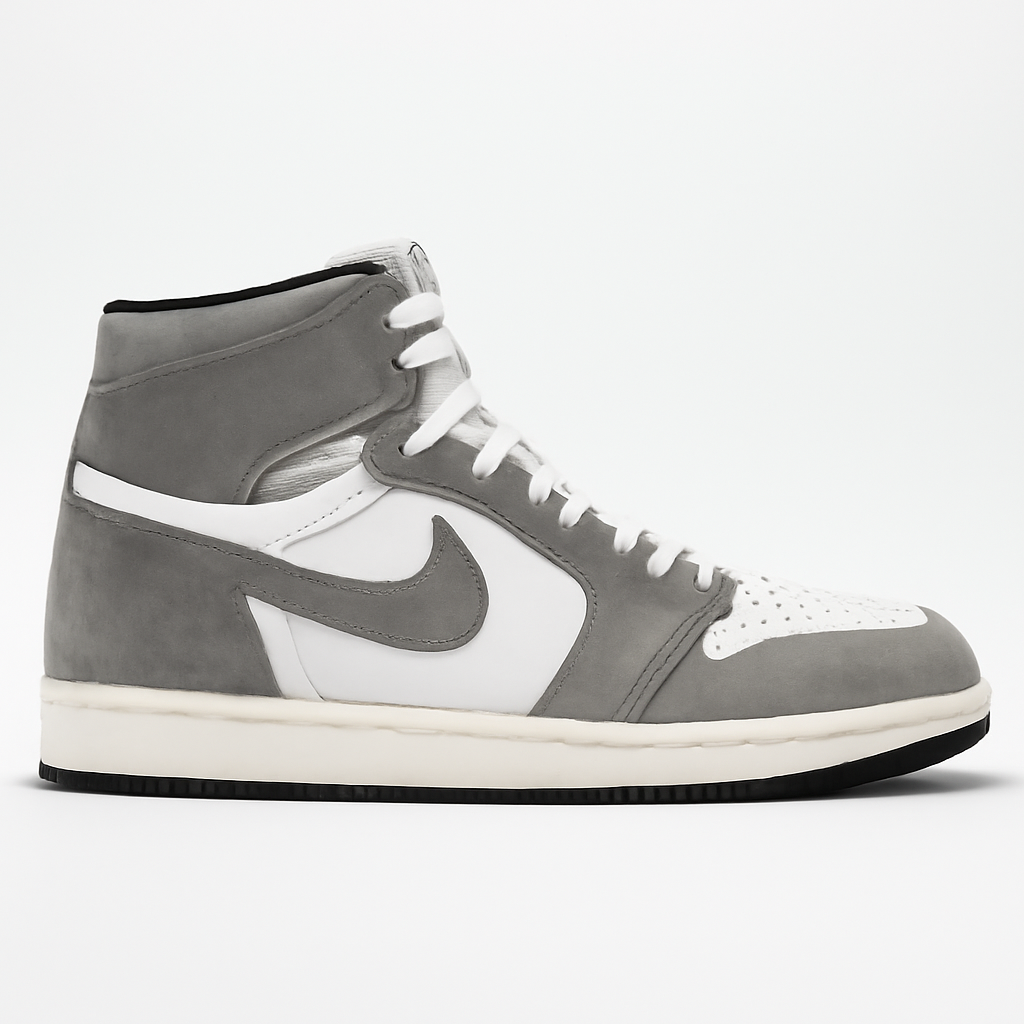 Washed Black High-Top Sneakers