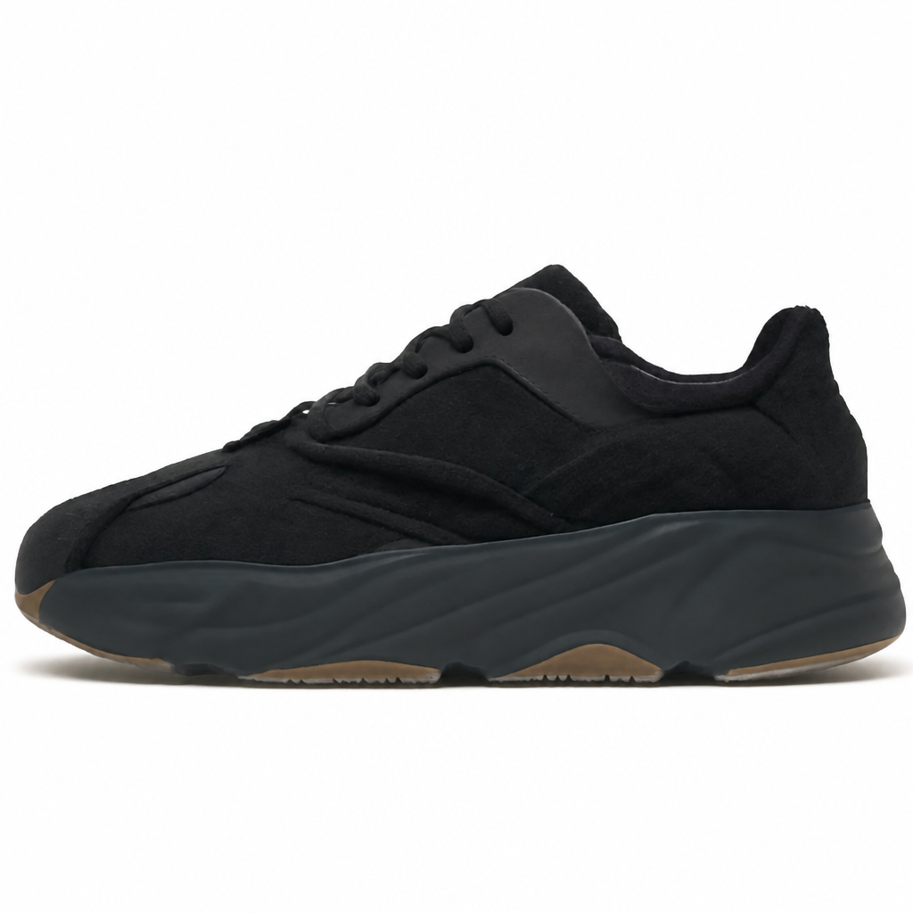 Utility Black Chunky Sneakers