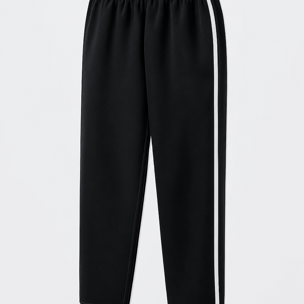 Gray Vintage Style Track Pants