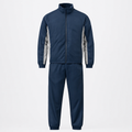 Black Velour Hooded Tracksuit